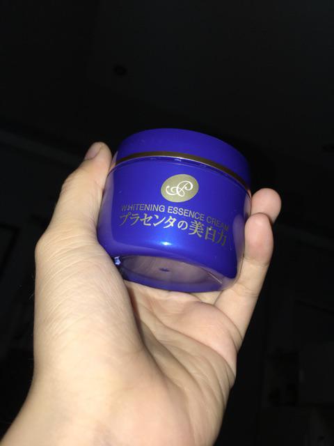 Kem Dưỡng Trắng Da Meishoku Whitening Essence Cream Placenta 55g - Giúp Trắng Da, Dưỡng Ẩm, Chống Lão Hóa, Nhật Bản