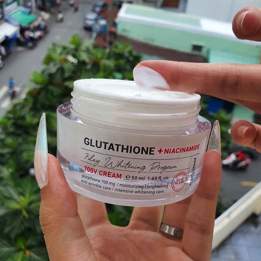 Kem Dưỡng Sáng Da Angel's Liquid Glutathione+Niacinamide 7 Ngày - Giúp Trẻ Hóa, Làm Sáng Và Cấp Ẩm Da Mọi Loại