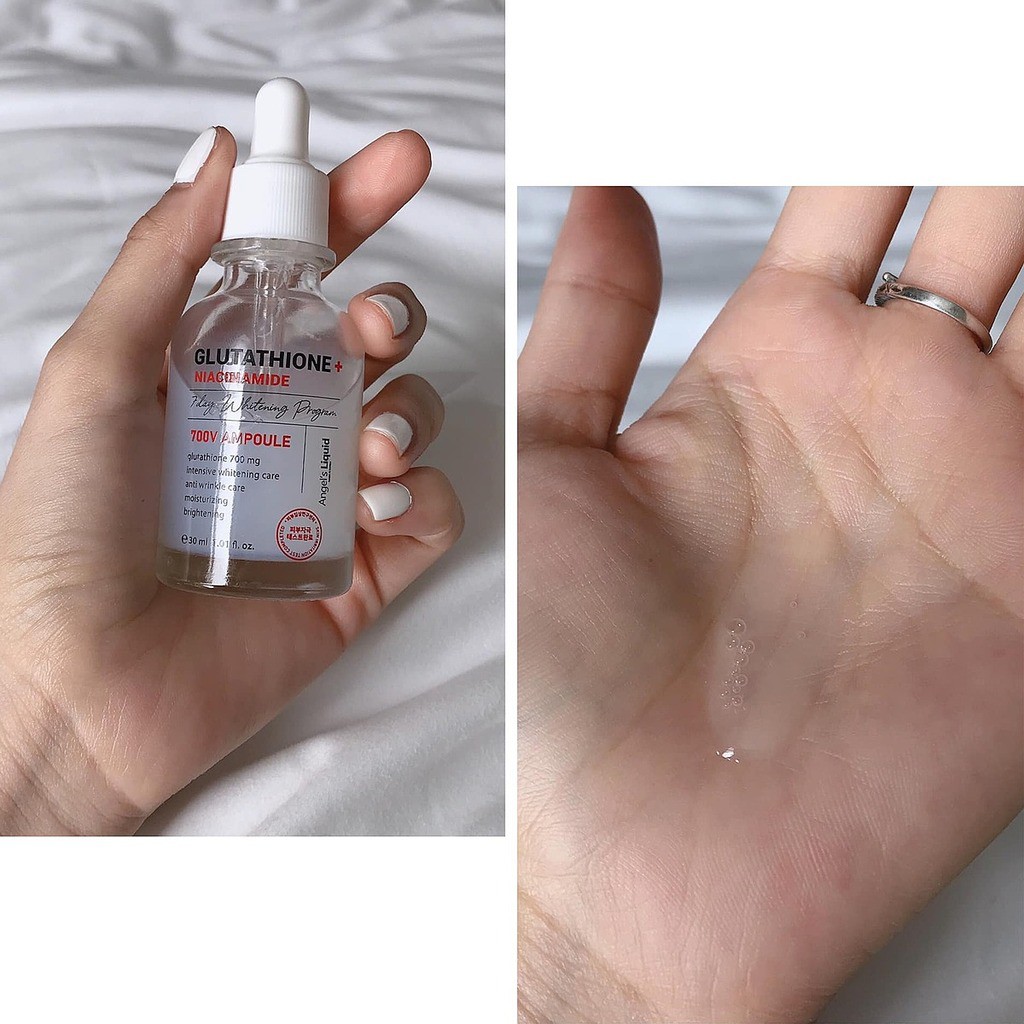 Serum Angel’s Liquid Glutathione + Niacinamide 700V 30ml - Dưỡng Trắng Da, Mờ Nám và Trẻ Hóa Da Từ Gốc Tế Bào