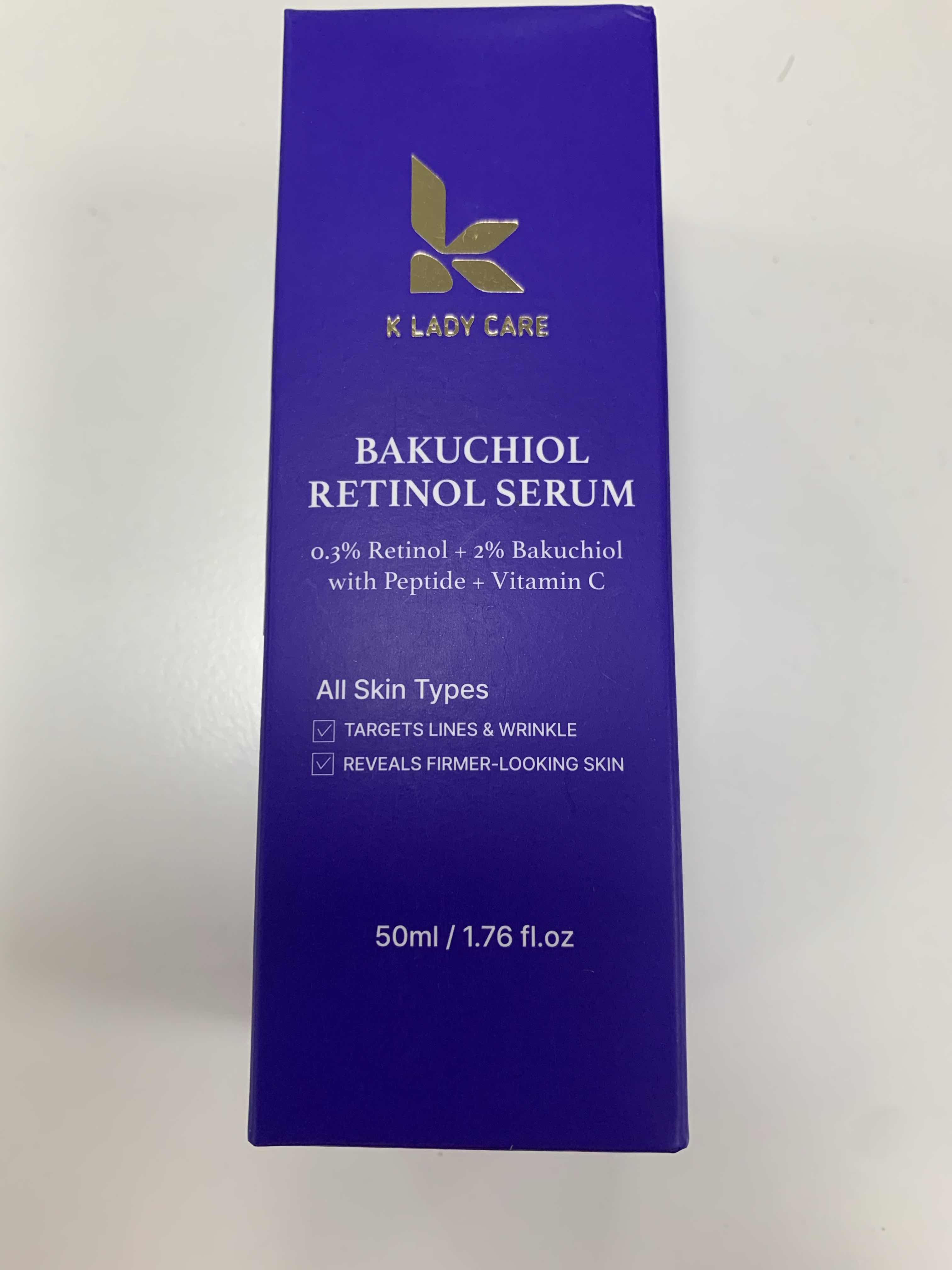 Serum Dưỡng Trắng Da K Lady Care Bakuchiol Retinol 50ml - Ngừa Nếp Nhăn, Làm Sáng Da, Không Chứa Cồn & Hương Liệu, Mỹ Phẩm Hàn Quốc