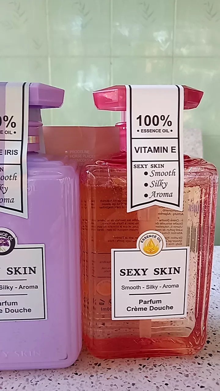 Sữa tắm nước hoa Sexy Skin Vitamin E - Ngọt dịu nhẹ 600ml Pháp