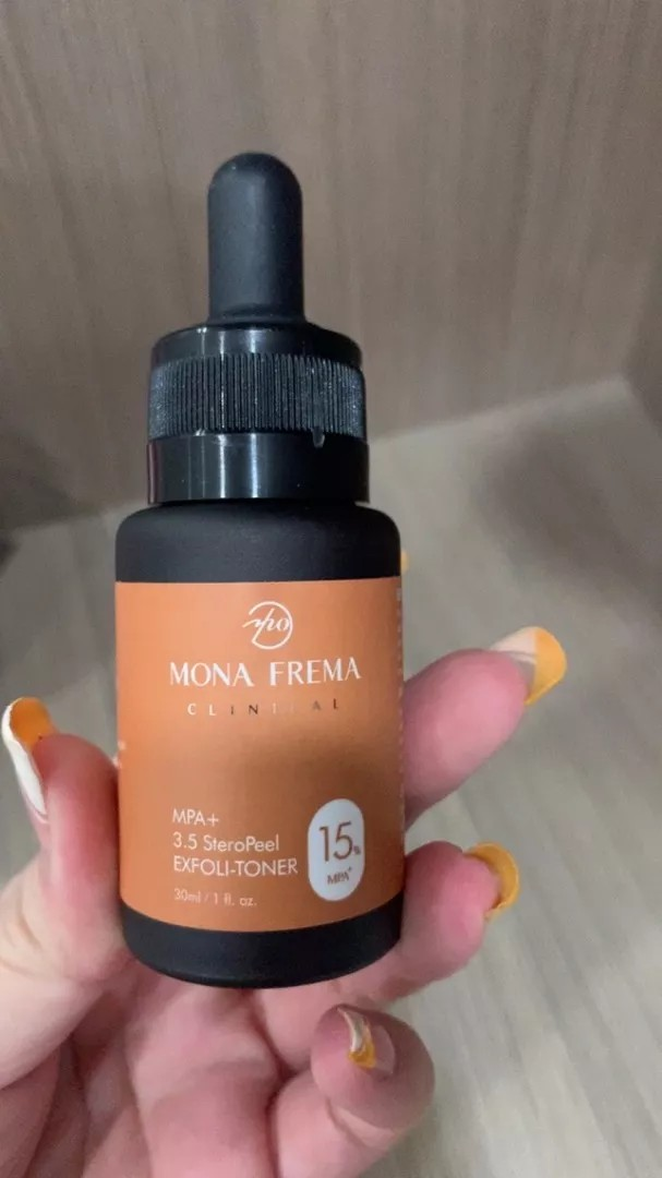 Tẩy tế bào chết Mona Frema MPA + 3.5 SteroPeel Exfoli-Toner 15% - Giúp làm sạch da, kiểm soát dầu và giảm thâm nám hiệu quả 30ml