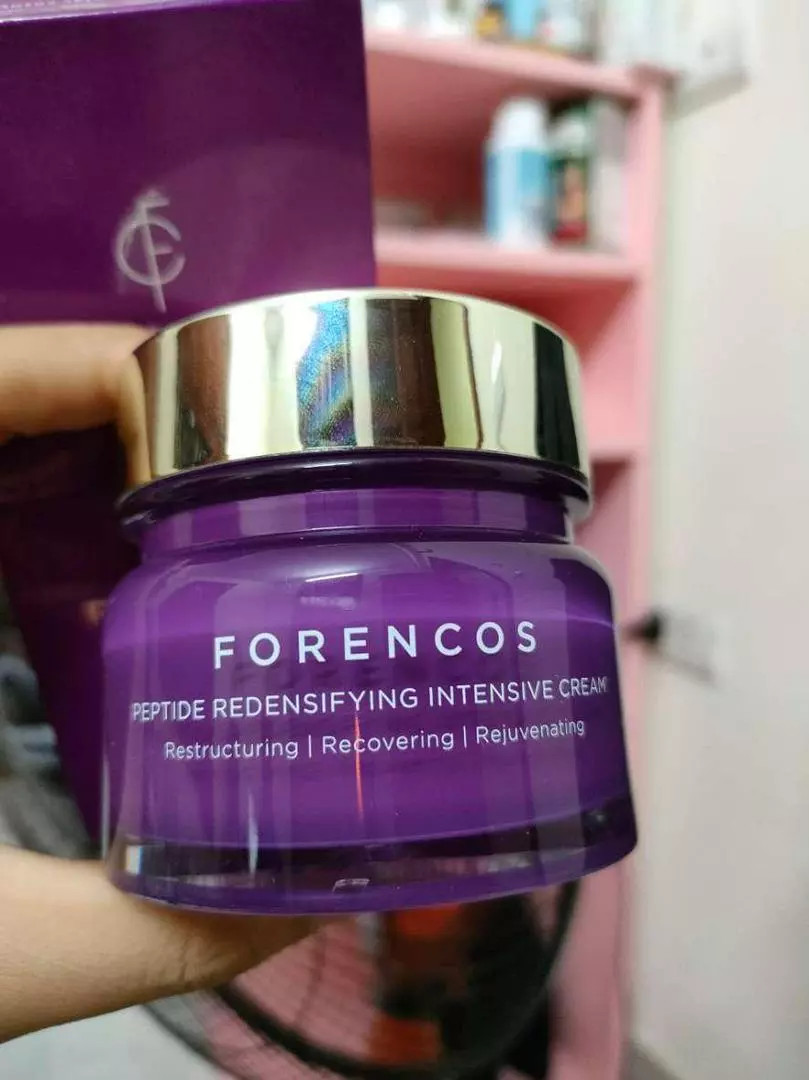 Kem Dưỡng Da Ban Đêm Forencos Peptide Redensifying Cream 10ml - Trắng Sáng, Cấp Ẩm, Làm Mờ Thâm Nám, Xuất Xứ Hàn Quốc