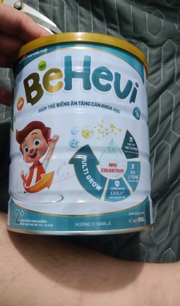 Sữa dinh dưỡng BeHevi 650g - Hỗ trợ tăng cân và phát triển trí não cho trẻ em, bổ sung protein và omega-3 tự nhiên