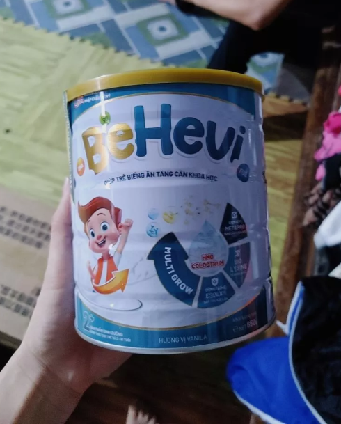 Sữa dinh dưỡng BeHevi 650g - Hỗ trợ tăng cân và phát triển trí não cho trẻ em, bổ sung protein và omega-3 tự nhiên