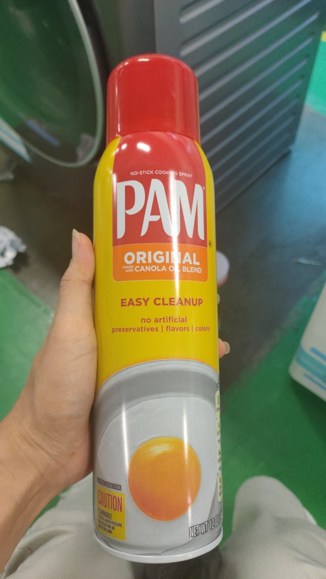 Dầu Ăn Kiêng Pam Original Dạng Xịt Mỹ - Dầu Chiên Không Calo, Phù Hợp Chế Độ Ăn Kiêng, Dinh Dưỡng Healthy, Dung Tích 147ml