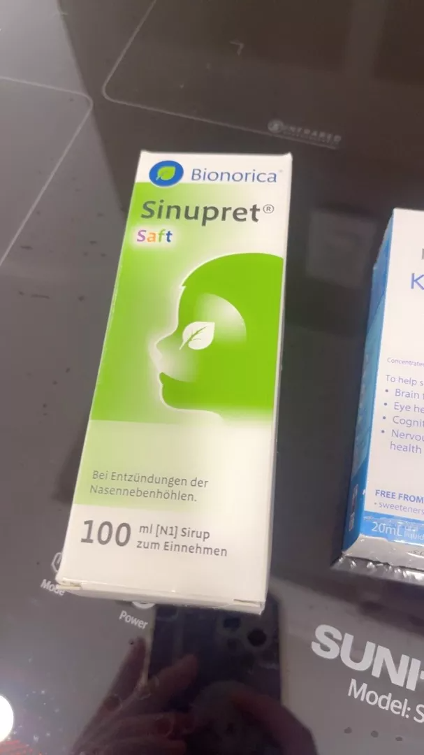 Siro Sinupret Saft Hỗ Trợ Cải Thiện Đường Hô Hấp Trên Cho Trẻ Từ 2 Tuổi, Giảm Tình Trạng Sổ Mũi, Viêm Mũi, Hương Vị Ngon Miệng