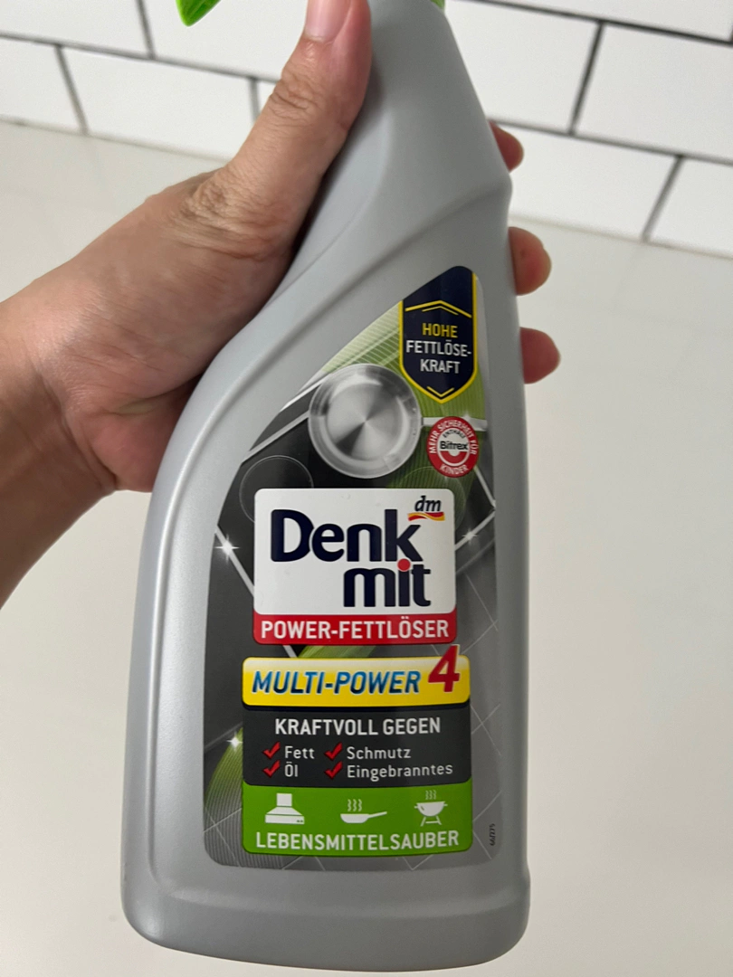 Chai Xịt Tẩy Rửa Dầu Mỡ Nhà Bếp Denkmit Power-Fettlöser Multi-Power 750ml - Giải Pháp Làm Sạch Hiệu Quả Cho Bếp Nhà Bạn