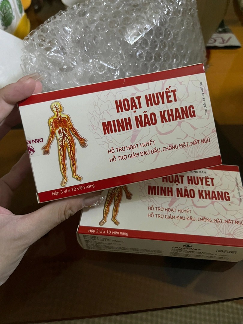 Viên Hoạt Huyết Minh Não Khang - Hỗ trợ não bộ, tăng cường trí nhớ, an thần, giấc ngủ ngon - Sản phẩm sức khỏe tự nhiên 30 viên