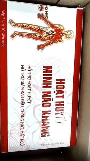 Viên Hoạt Huyết Minh Não Khang - Hỗ trợ não bộ, tăng cường trí nhớ, an thần, giấc ngủ ngon - Sản phẩm sức khỏe tự nhiên 30 viên