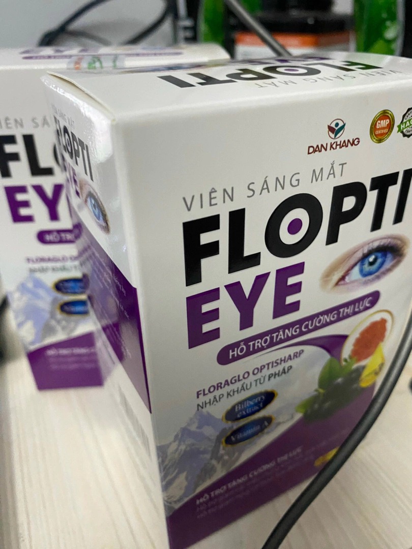Viên uống hỗ trợ tăng cường thị lực Flopti Eye - Bổ mắt tự nhiên với Omega 3 và Vitamin A cho đôi mắt sáng khỏe mỗi ngày
