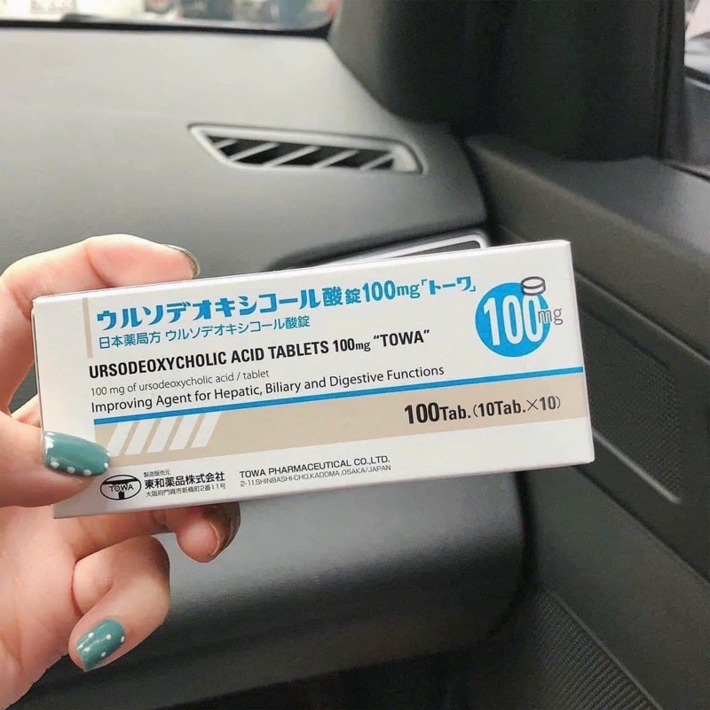 Viên uống bổ gan Towa Ur-sodeoxycholic Acid 100mg - Hỗ trợ chức năng gan, detox hiệu quả, bảo vệ gan trước tác nhân gây hại