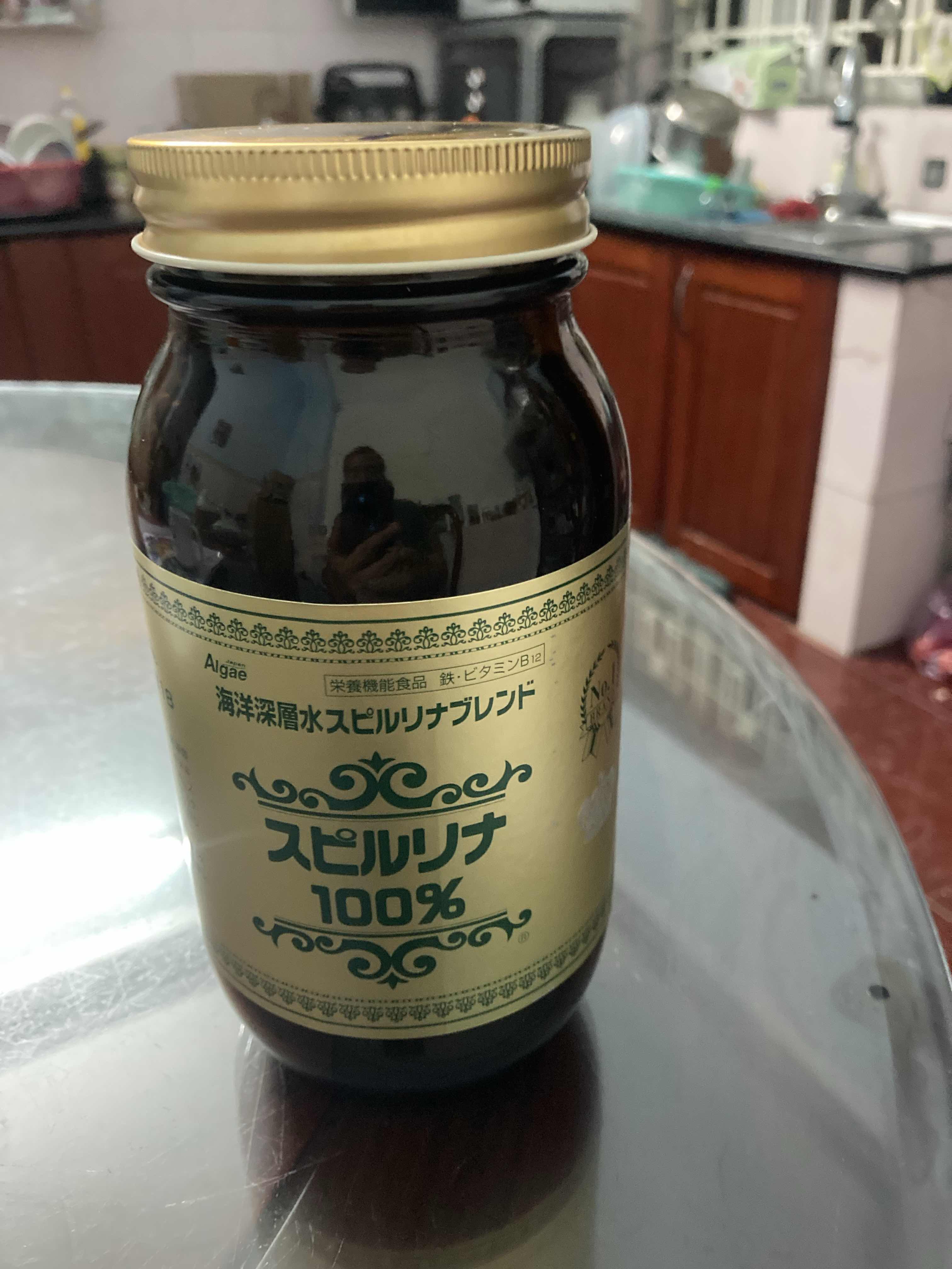 Tảo xoắn Spirulina Nhật Bản 2200 viên - Thực phẩm chức năng dinh dưỡng cao cho sức khỏe, hỗ trợ làm đẹp và tăng cường sức đề kháng