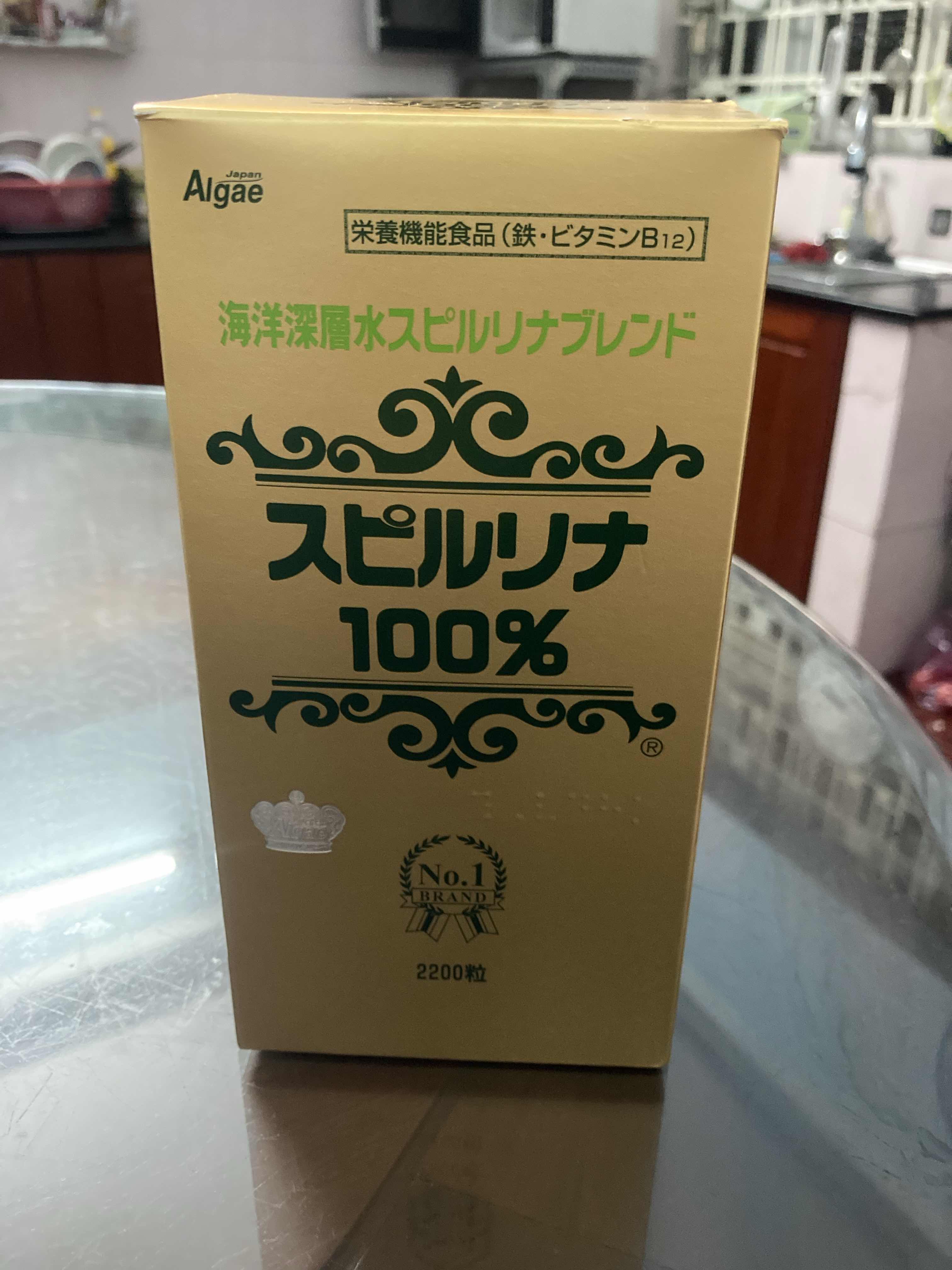 Tảo xoắn Spirulina Nhật Bản 2200 viên - Thực phẩm chức năng dinh dưỡng cao cho sức khỏe, hỗ trợ làm đẹp và tăng cường sức đề kháng