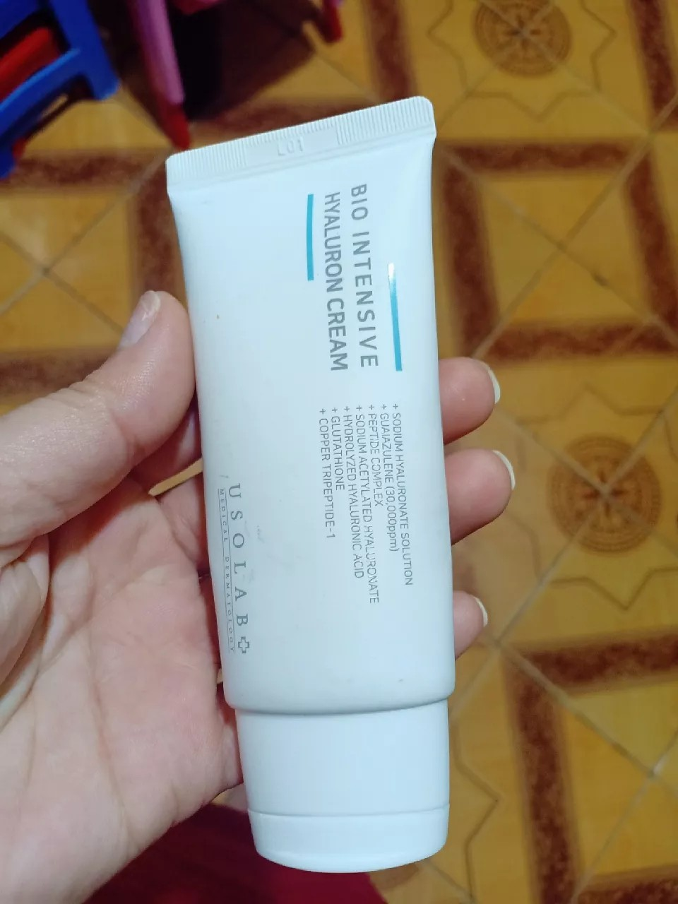 Kem Dưỡng Căng Bóng Usolab Bio Intensive Hyaluron Cream 50ml - Cấp Nước, Sáng Da, Phục Hồi Tổn Thương, Giúp Da Mịn Màng, Tươi Trẻ
