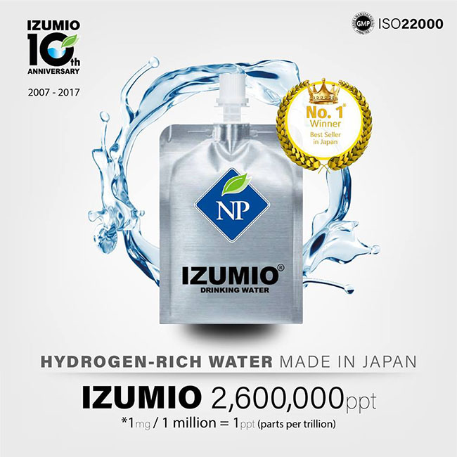 Thành phần chính của nước uống Izumio là gì? 

