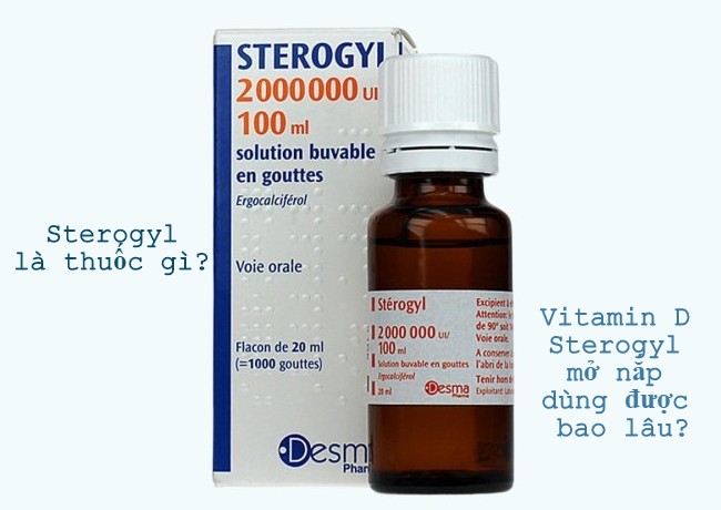 Đánh giá vitamin d sterogyl mở nắp dùng được bao lâu và cách phân biệt