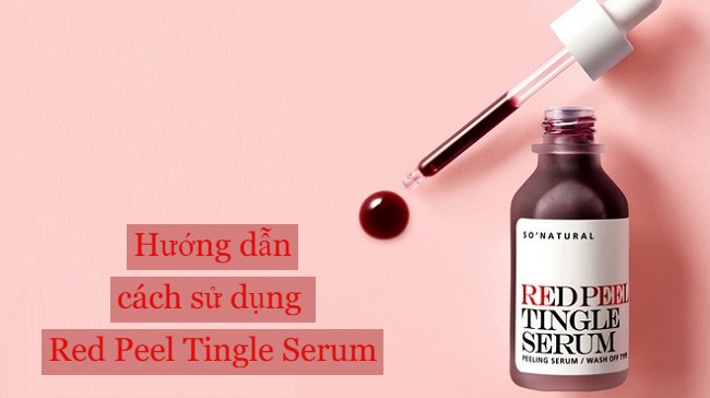 Khi nào thì nên sử dụng Red Peel Tingle Serum?
