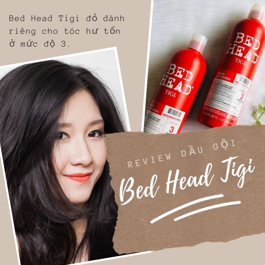 Review Bed Head Tigi Đỏ Dùng Cho Tóc Gì? Giá Bao Nhiêu?