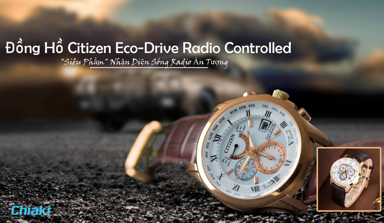 REVIEW] Đồng Hồ Citizen Eco-Drive Radio Controlled - Hướng Dẫn Cách Chỉnh