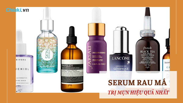 Review Top 10 Serum Rau Má Trị Mụn Tốt Nhất Không Nên Bỏ Qua