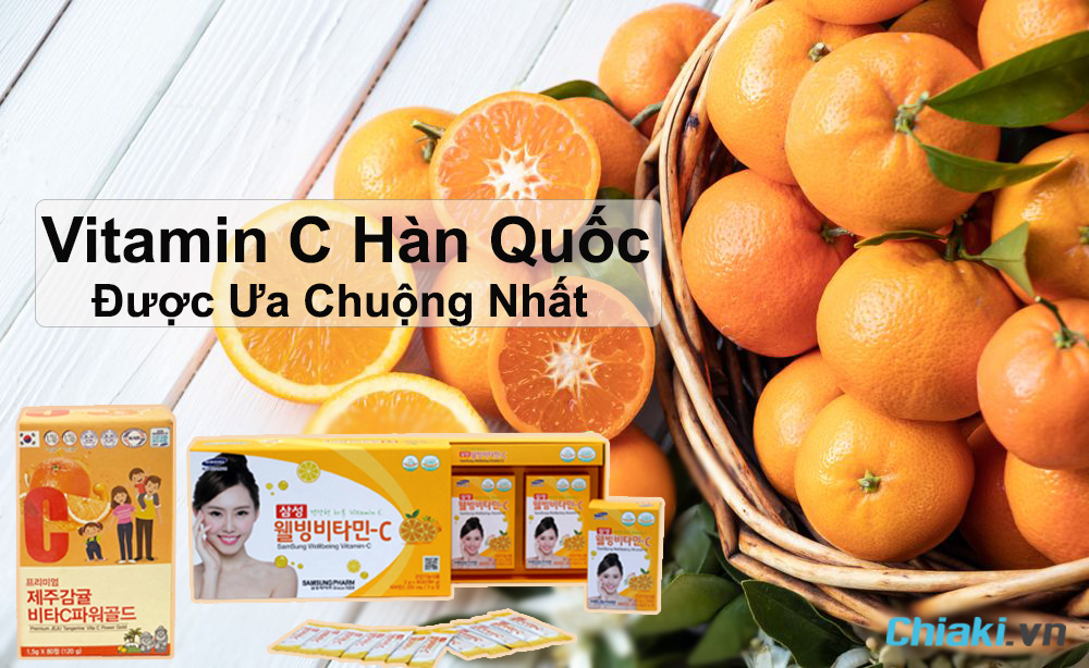 Vitamin C trong hộp vitamin C Hàn Quốc có tác dụng gì cho sức khỏe?
