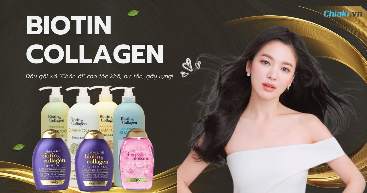 Thành phần dầu gội biotin collagen có tác dụng gì đối với mái tóc?