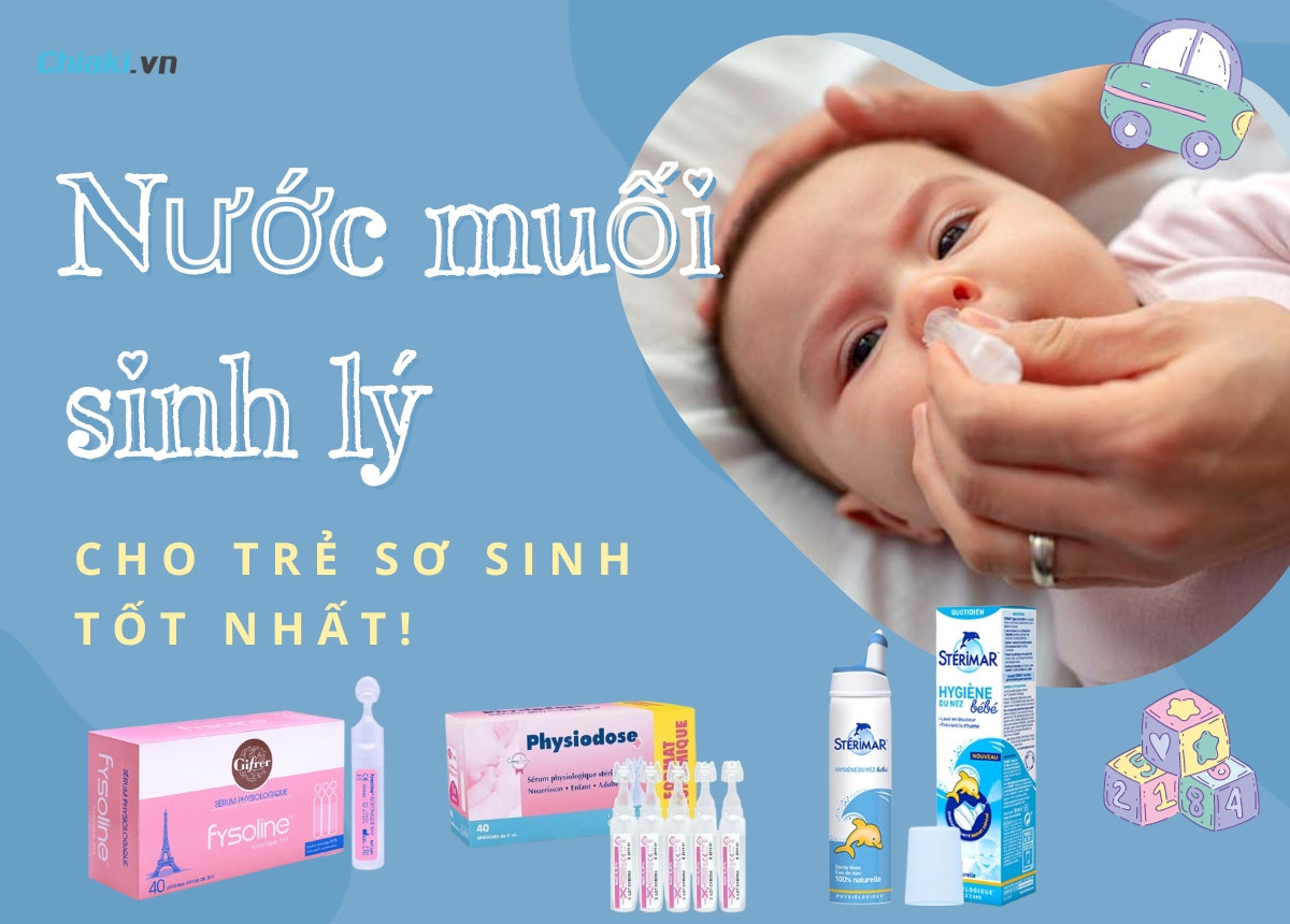 nước muối sinh lý cho bé