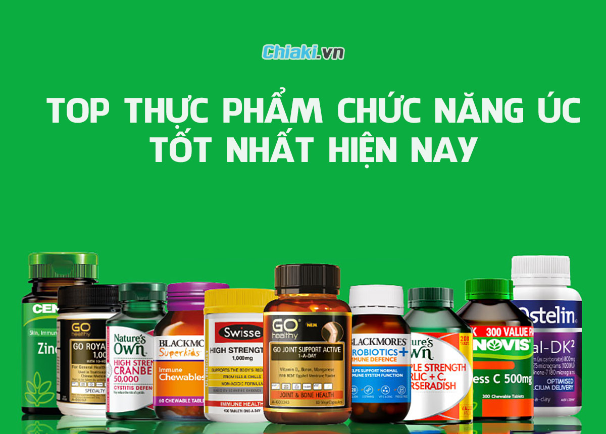 THỰC PHẨM CHỨC NĂNG ÚC HỖ TRỢ LÀM ĐẸP DA TỪ THIÊN NHIÊN