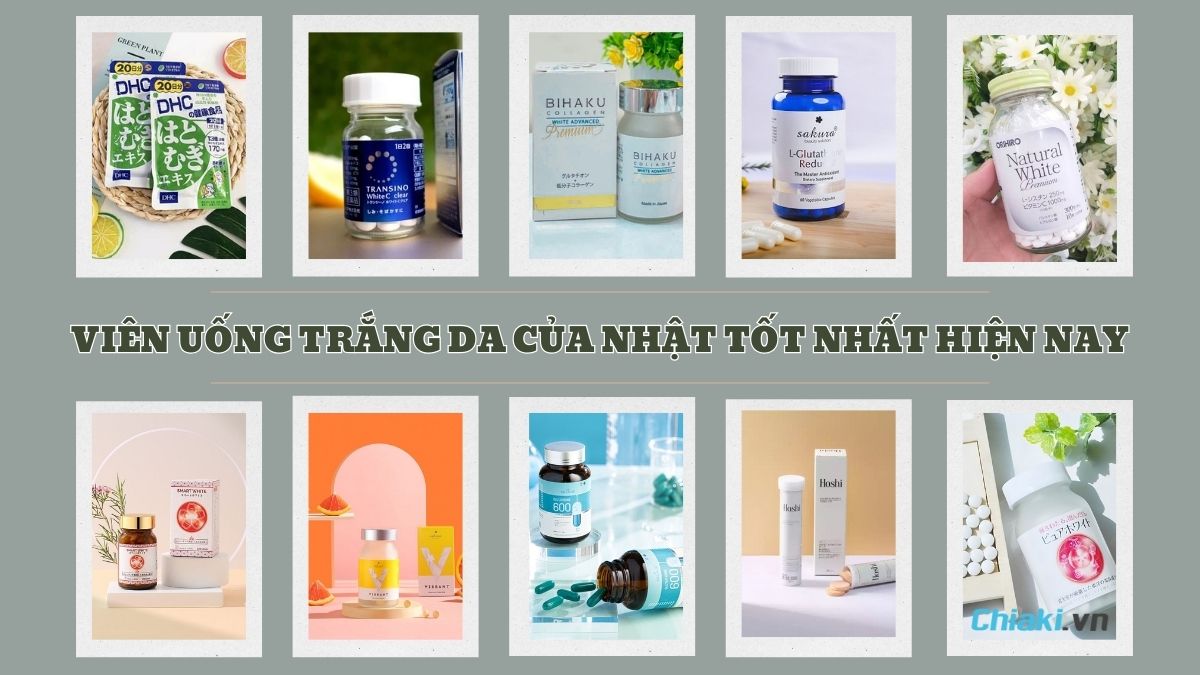 glutathione của nhật Top 11 viên uống trắng da Nhật Bản an toàn, hiệu quả cao, giá tốt