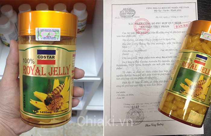 Sữa ong chúa Costar Royal Jelly 1450 mg