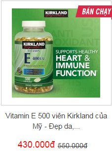 Công dụng của vitamin E 400 IU