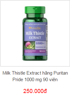 Chiết xuất cây kế sữa Puritan Pride 1000 mg 90 viên