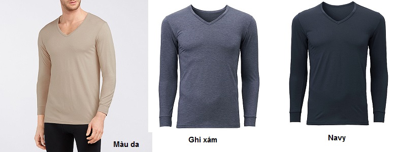 Các mẫu áo giữ nhiệt Uniqlo cho nam có bán tại chiaki.vn