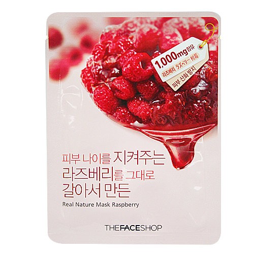 Nature mask. THEFACESHOP ночная маска Raspberry roots.