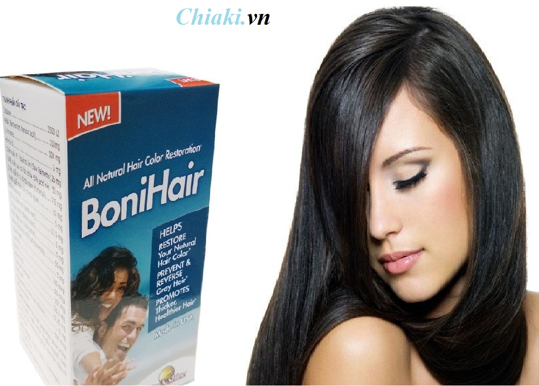 Bonihair được chiết xuất hoàn toàn từ thảo dược giúp ngăn ngừa và cải thiện tình trạng tóc bạc sớm, kích thích mọc tóc