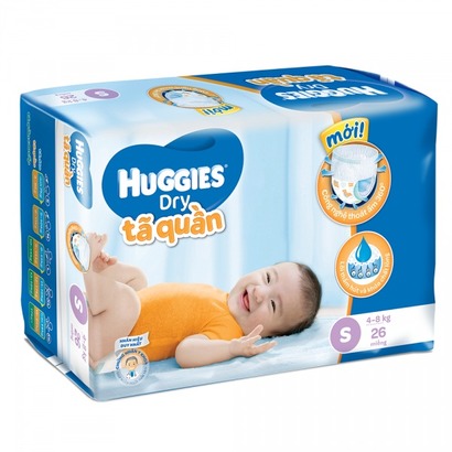 Tã quần huggies Size S cho bé 4-8kg