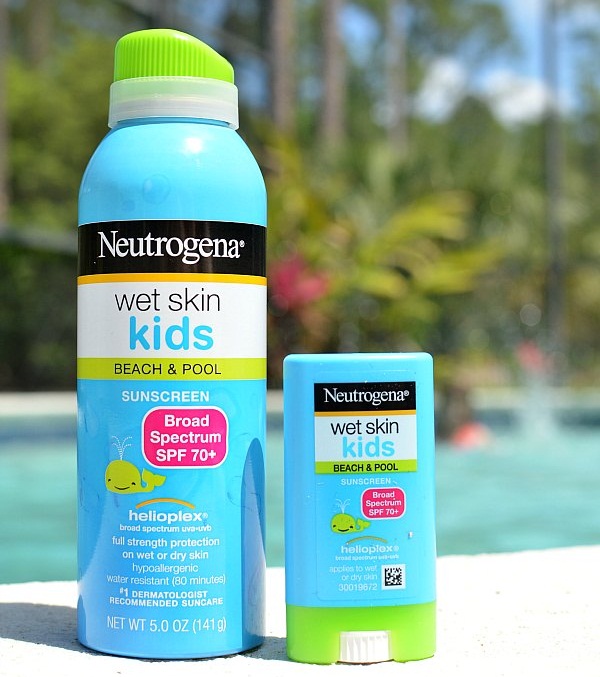 Kem chống nắng Neutrogena Wet Skin Kids SPF70 bảo vệ sức khỏe làn da và sắc tố da tự nhiên của bé