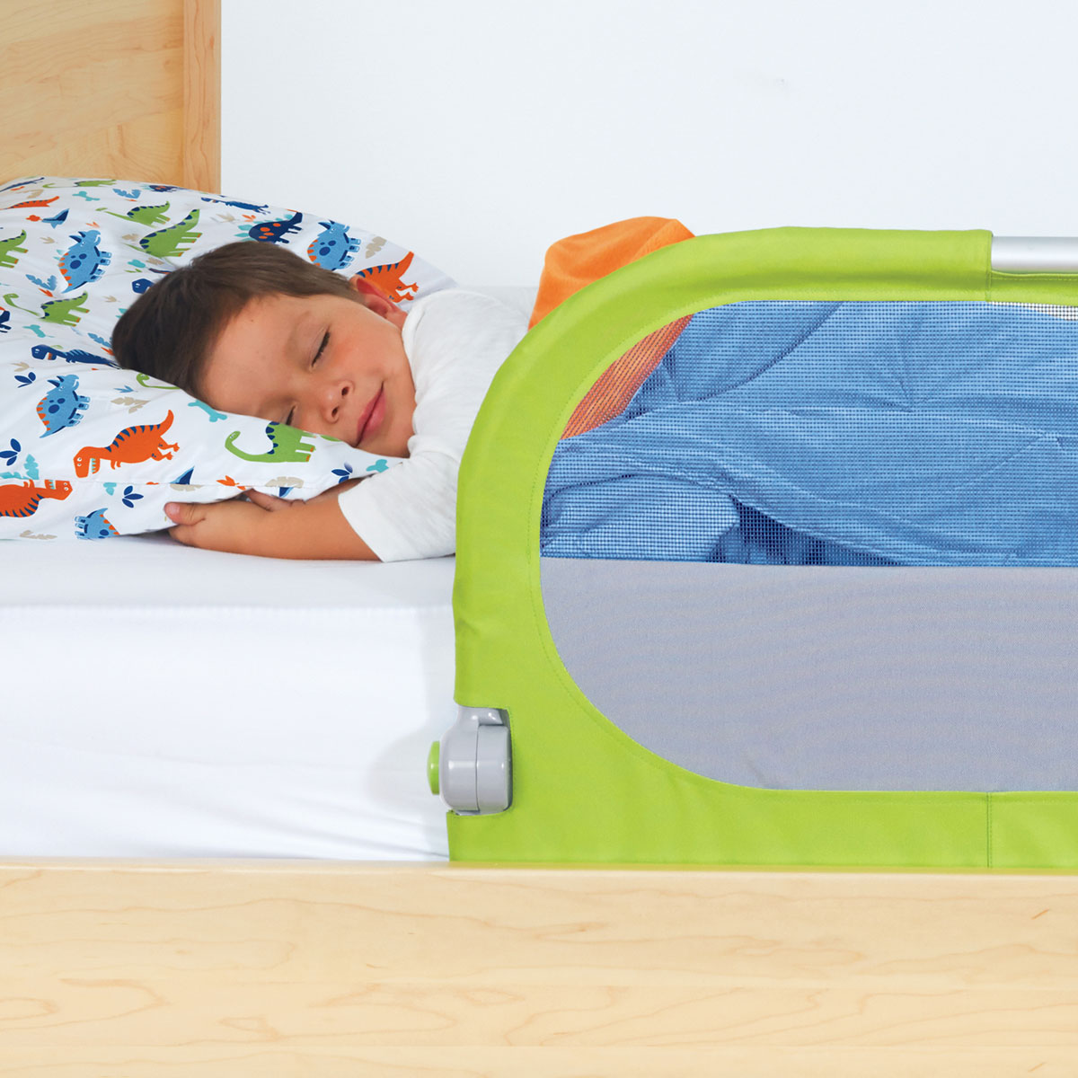 Thanh chặn giường Munchkin MK44147 tiện sử dụng và an toàn cho bé