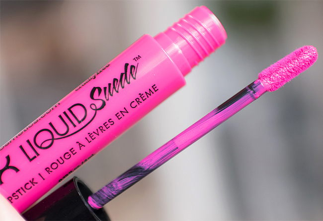 Son kem lì Nyx Liquid Suede Cream Lipstick LSCL08 Pink Lust 2