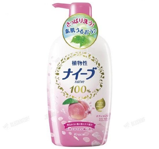 Sữa tắm Nhật Kracie Naive làm sạch da không gây nhờn dính 5