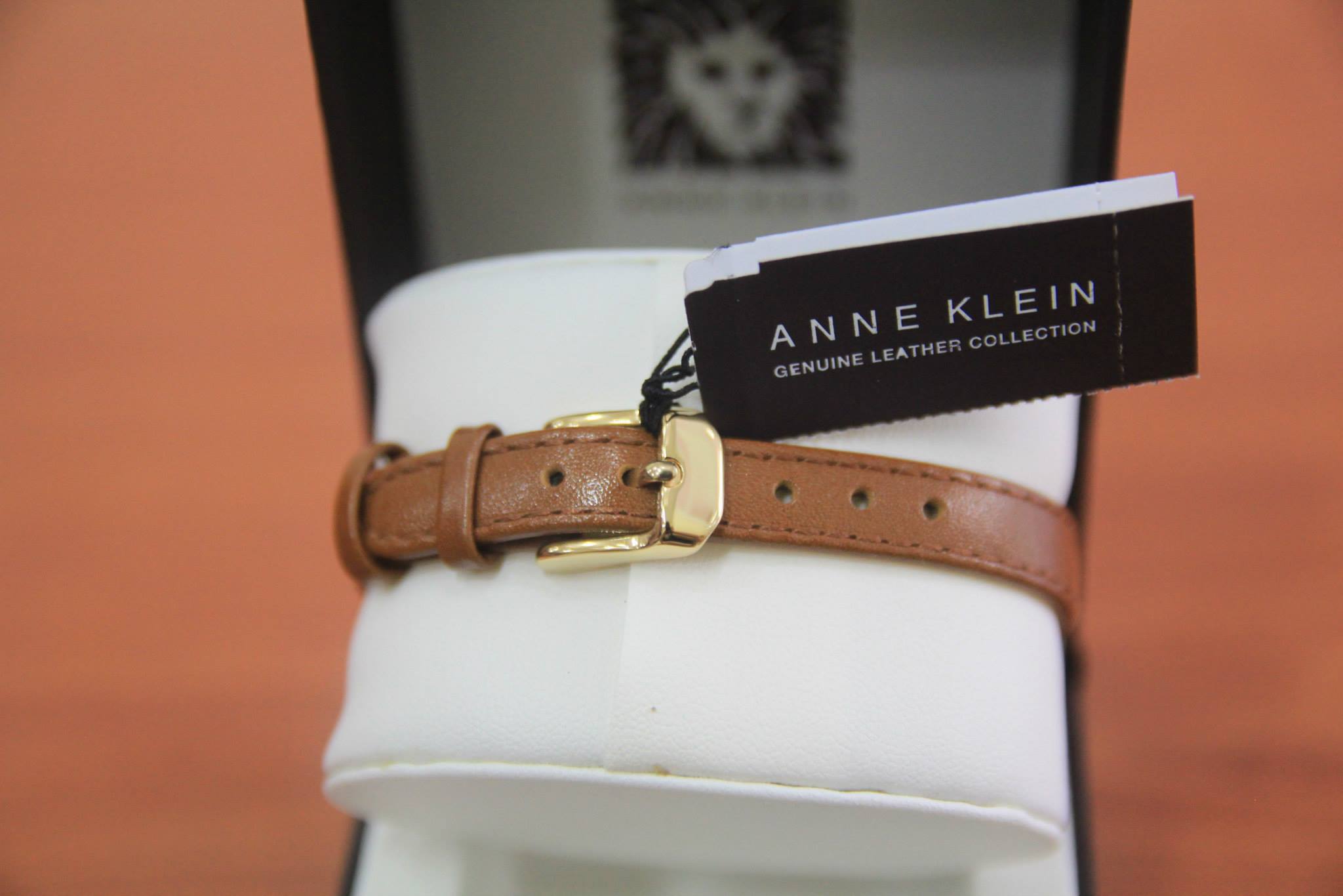 Đồng hồ Anne Klein dây da 109442CHHY cho nữ