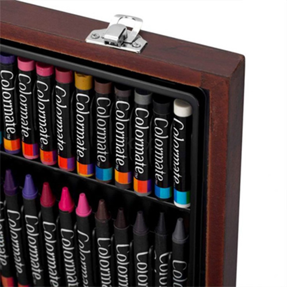 Hộp bút màu đa năng Colormate hộp gỗ 67W 4