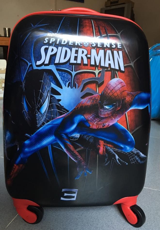 Vali kéo trẻ em Spider Man hình chữ nhật 3