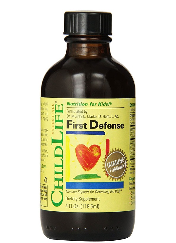 Sản phẩm Vitamin Childlife First Denfense sẽ giúp tăng cường hệ miễn dịch cho trẻ từ 6 tháng đến 12 tuổi