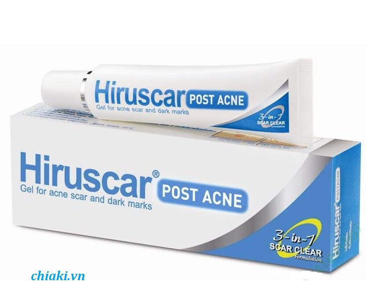 Hiruscar giúp xóa mờ sẹo thâm mụn hiệu quả