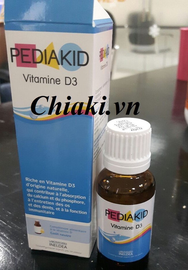 Pediakid vitamin D3 có vị dâu tây thanh mát nên cực kỳ dễ uống  