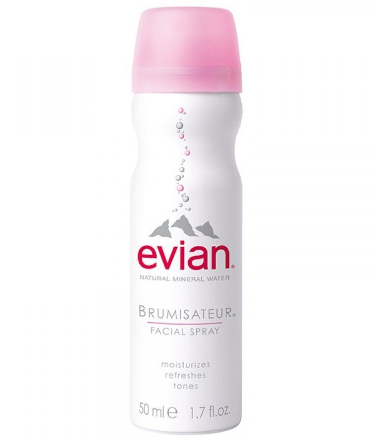 Xịt khoáng Evian water spray dưỡng ẩm, kiềm dầu cho da hiệu quả