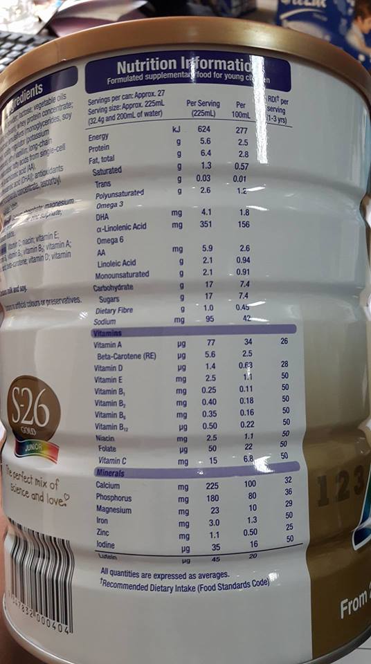 Sữa S26 số 4 - dành cho trẻ 3 tuổi trở lên