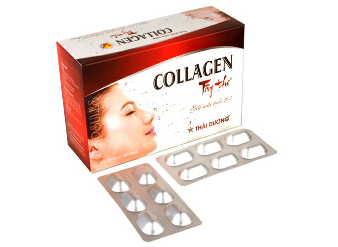 Viên uống Collagen Tây Thi cho làn da trẻ đẹp hộp mẫu mới